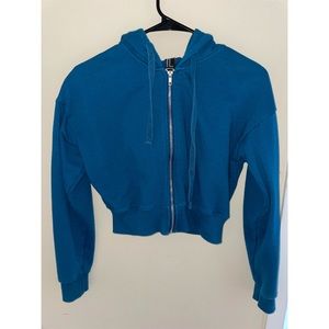 Forever 21 Blue cropped jacket